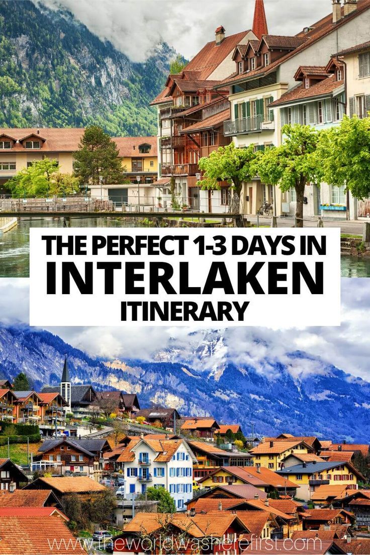 Interlaken Itinerary