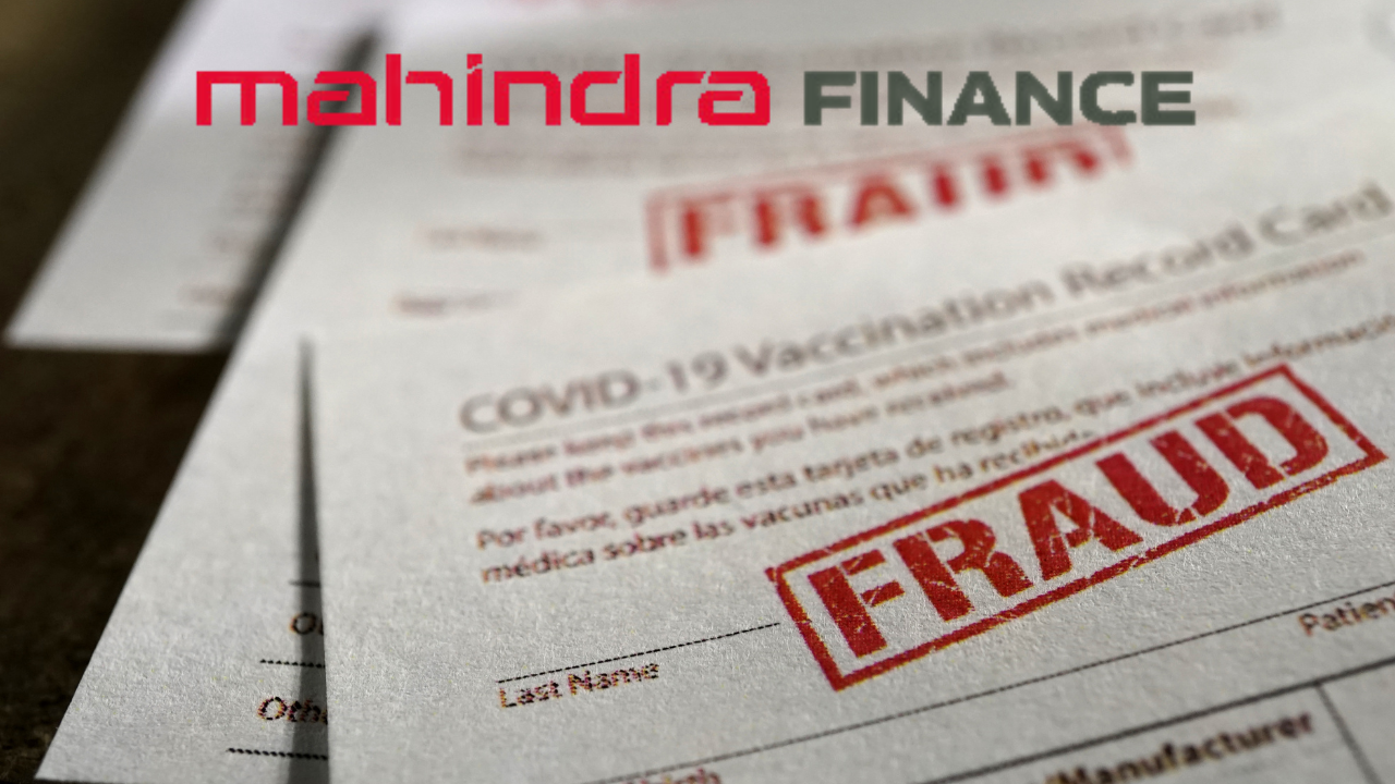 Rs 1,500,000,000 Fraud At A North East Branch, Mahindra And Mahindra Financial Services Shares Plunge 8 pc
